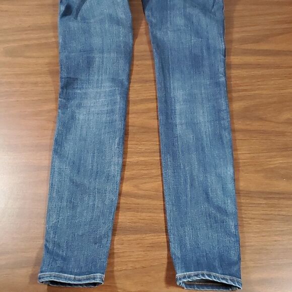 Madewell 10” High‎ Rise Skinny Blue Jeans Size 24" Tall - Picture 12 of 13